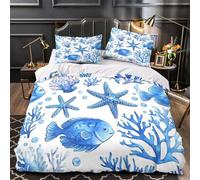 Blue Lion Art copripiumino Set di 3 Pezzi ultra microfibra stampa 3D con federa per cuscini con cerniera Fantasia urbana Set Di Copripiumino for ragazzi e adolescenti King（220x240cm）