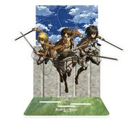 Blue Lock Acrylic Diorama Eren, Mikasa & Armin 20 Cm Sakami Merchandise
