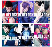 Blue Lock Manga Series 6 Books Set (Vol. 7 - Vol. 12)