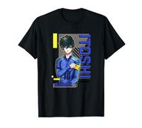Blue Lock Rin Itoshi The Captain Big Chest Neon Portrait Maglietta