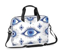 Blue Magical Eyes - Valigetta per computer portatile da 15,7 pollici, con tracolla staccabile, borsa per computer portatile, borsa messenger