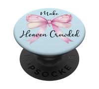 Blue Make Heaven Crowded Women Christian Jesus Love in Faith PopSockets PopGrip Adesivo