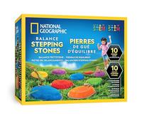 Blue Marble National Geographic Pietre per Equilibrio Bambini - 10 Pietre Antiscivolo Resistenti per Sviluppare Coordinazione e Abilità Motorie