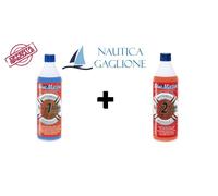 BLUE MARINE VIVO TEAK 1 E 2 PULITORE TEAK RIGENERANTE PER LEGNO MARINO NAUTICA