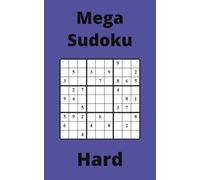 Blue Mega Sudoku Book, 9x9 Puzzles, 50 Pages, 5x8, Hard