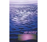 Blue Mirror Sea - Calm Ripple Notebook: Lined Notebook | 150 Pages | 6×9” | Calm Sea Photography Series