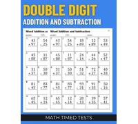 Blue Monique Publishing Math Timed Tests (Tascabile)