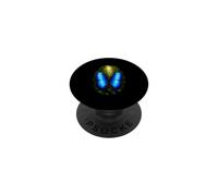Blue Morpho Butterfly, amante degli insetti, arte e fauna selvatica PopSockets PopGrip Adesivo