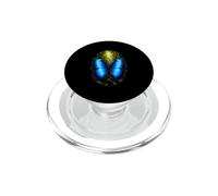 Blue Morpho Butterfly, amante degli insetti, arte e fauna selvatica PopSockets PopGrip per MagSafe