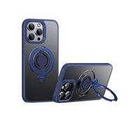 (Blue, Multicolor) For iPhone 14 Pro Max Case Compatible with MagSafe Kickstand Matte PC+TPU Phone Cover with Silicone