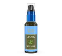 Blue Nectar Siero anti crespo per capelli senza crespo e più forti, siero alla biotina a base vegetale per donne e uomini (12 erbe, 50 ml)