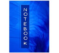 Blue Note Book: Ruler Lined Notebook with Glossy paperback cover, perfect size 8.5*11 in. for note-taking, School work, etc.