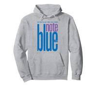 Blue Note Jazz Album Bebop Bop e Classic Jazz Felpa con Cappuccio, Unisex per Adulti, Grigio Melange, M