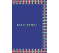 Blue Notebook: Features a border around the entire cover, inside has 120 lined and numbered pages