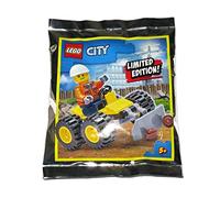 Blue Ocean LEGO City Construction Worker con Bulldozer Foil Pack Set 952003 (Bagged)