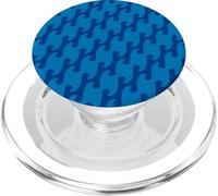Blue Oceans Lines Waves Interconnected Abstract PopSockets PopGrip per MagSafe