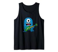Blue One Eyed Monster Rock Chitarrista Canotta