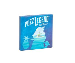 Blue Orange - Puzzlegend - Robinson Crusoe - Gioco da tavolo ideale per divertirsi in solitario o a due - Gioco di carte e fantasia - Gioco da tavolo a partire da 8 anni