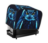 Blue Owl - Copertura per tostapane a 2 fette, antipolvere, resistente agli schizzi e alle impronte digitali, piccola copertura lavabile per elettrodomestici da cucina, misura universale