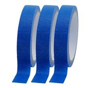 Blue Painters Nastro - Nastro Da Taglio A Parete | 3 Rotoli X 65,6 Pi D'arte | Forniture Rimovibili In Artigianato Blu Per Parete D'arte, Etichettatura Automobile, Calafataggio E Altri