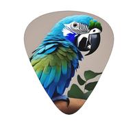 Blue Parrot Hugging 1 set di plettri per chitarra, materiale ABS di alta qualità, vari spessori, migliora la tua esperienza di gioco