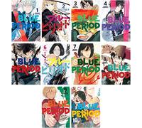 Blue Period Manga 10-book Collection Set (Vol 1-10) by Tsubasa Yamaguchi
