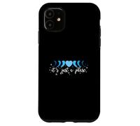 Blue Phase Moon Heart - I'll Get Over It... Grafica blu Custodia per iPhone 11