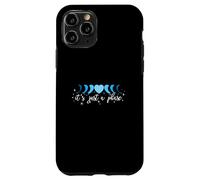 Blue Phase Moon Heart - I'll Get Over It... Grafica blu Custodia per iPhone 11 Pro