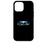 Blue Phase Moon Heart - I'll Get Over It... Grafica blu Custodia per iPhone 12 Pro Max