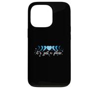 Blue Phase Moon Heart - I'll Get Over It... Grafica blu Custodia per iPhone 13 Pro