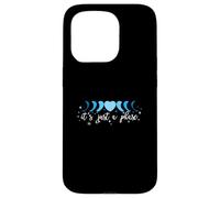 Blue Phase Moon Heart - I'll Get Over It... Grafica blu Custodia per iPhone 15 Pro