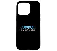 Blue Phase Moon Heart - I'll Get Over It... Grafica blu Custodia per iPhone 15 Pro Max