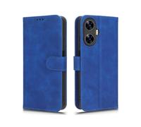 (Blue) Phone Leather Case compatible Realme C55 , Stand Wallet Anti-scratch Phone Cover