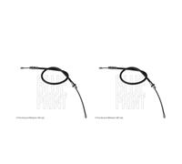 BLUE PRINT Bremsseilen Set Sinistra Destra Posteriore Adatto per Jeep Cherokee