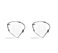 BLUE PRINT Bremsseilen Set Sinistra Destra Posteriore per Suzuki Evento Fh MH