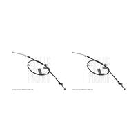 BLUE PRINT Bremsseilen Set Sinistra Destra Posteriore per Suzuki Swift III Mz Ez