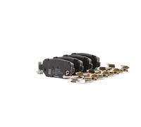 BLUE PRINT Kit pastiglie freni Posteriore con segnalatore acustico usura ADG042116