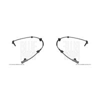 BLUE PRINT Sensore ABS Contagiri Set Sinistra Destra per Opel Mokka / X J13
