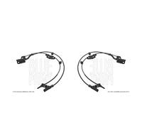 BLUE PRINT Sensore ABS Contagiri Set Sinistra Destra per Toyota Auris _E18_ _E15