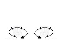 BLUE PRINT Sensore ABS Raddo Rendimento Set Sinistro Destro Per Honda Civic VIII