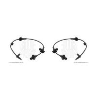 BLUE PRINT Sensore ABS Sensore Contagiri Set Sinistra Destra per Honda Civic