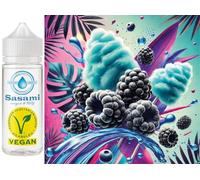 Blue Raspberry Razz Cotton Candy - zucchero filato lampone blu aroma concentrato - vegano - Sasami - 10ml