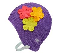 BLUE REEF bubble rome Floreale Donna Multicolore 3 Fiore Rétro Nuoto Cappello