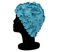 Blue Reef Isla Floreale Donna Classico 3D Fiore Petalo 1 Colore Nuoto Hat Lt Blu