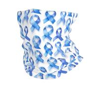 Blue Ribbon Print Ghetta da Collo Antivento Passamontagna Antiscivolo Sciarpa A Mezza Faccia per Pesca Motocicletta Unisex Fascia per Capelli