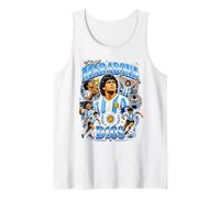 Blue Ridge Mountains Banjo Bear Retro Canotta