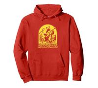 Blue Ridge Mountains Banjo Bear Retro Felpa con Cappuccio