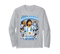 Blue Ridge Mountains Banjo Bear Retro Maglia a Manica