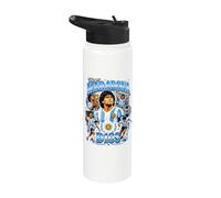 Blue Ridge Mountains Banjo Bear Retro Stainless Steel Insulated Water Bottle
