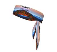 Blue Ridge Mountains - Fascia per capelli sportiva, per allenamento, corsa, yoga, taglia unica